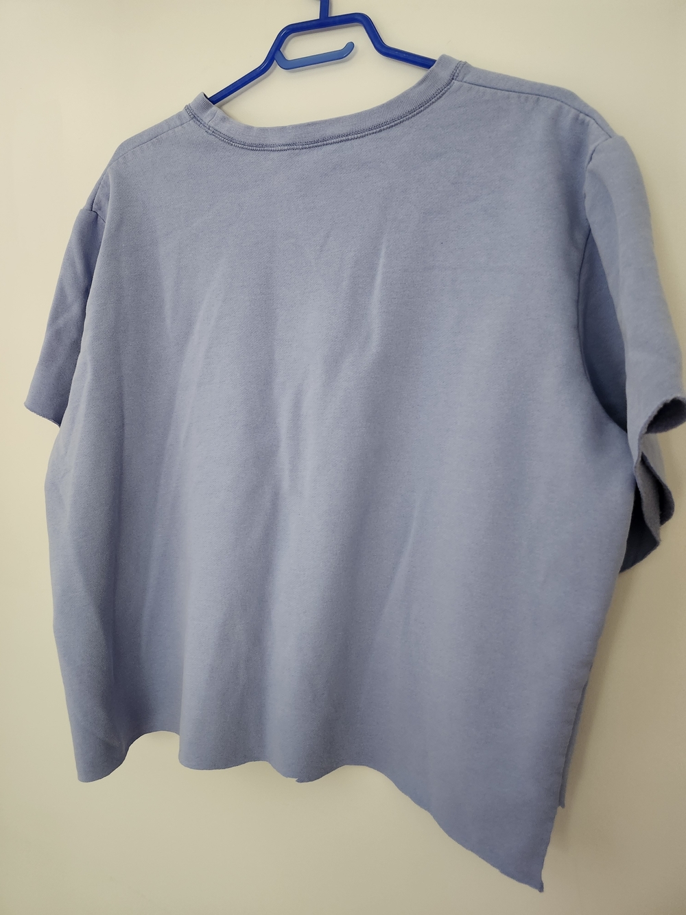 Vintage Northern Reflections | Cropped Bird Print Sweater | Periwinkle - Picture 4 of 6